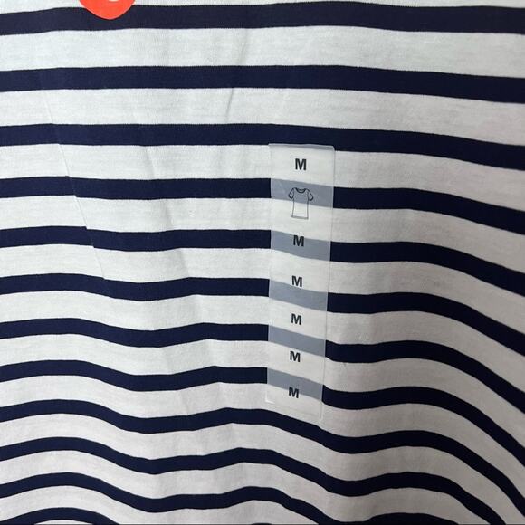 Old Navy Women's Short Sleeve Striped Graphic Tee Sz M - Picture 6 of 8